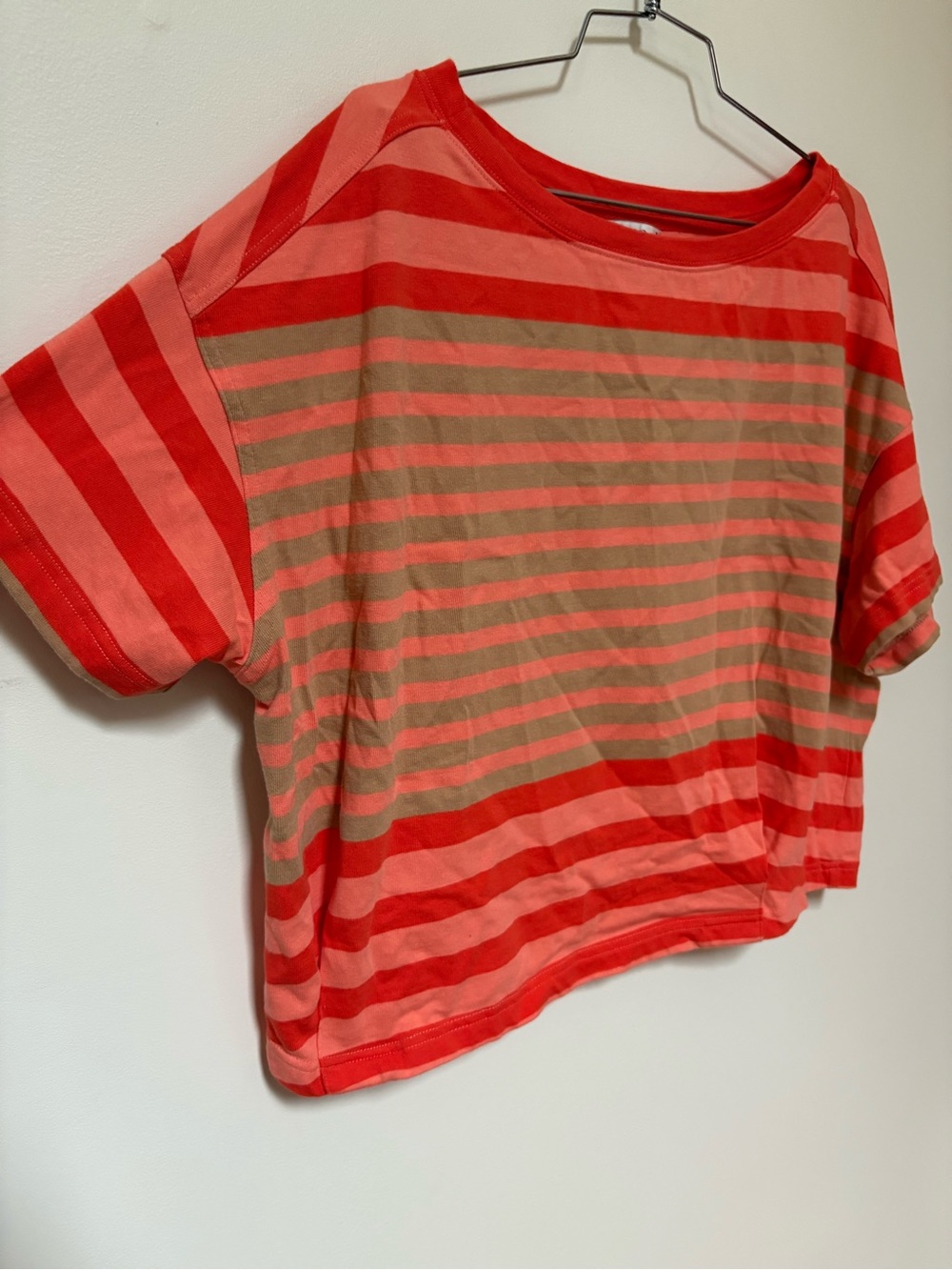 NWOT Anthropologie Maeve Cotton Fisherman Stripe Tee Size Medium - Picture 6 of 12